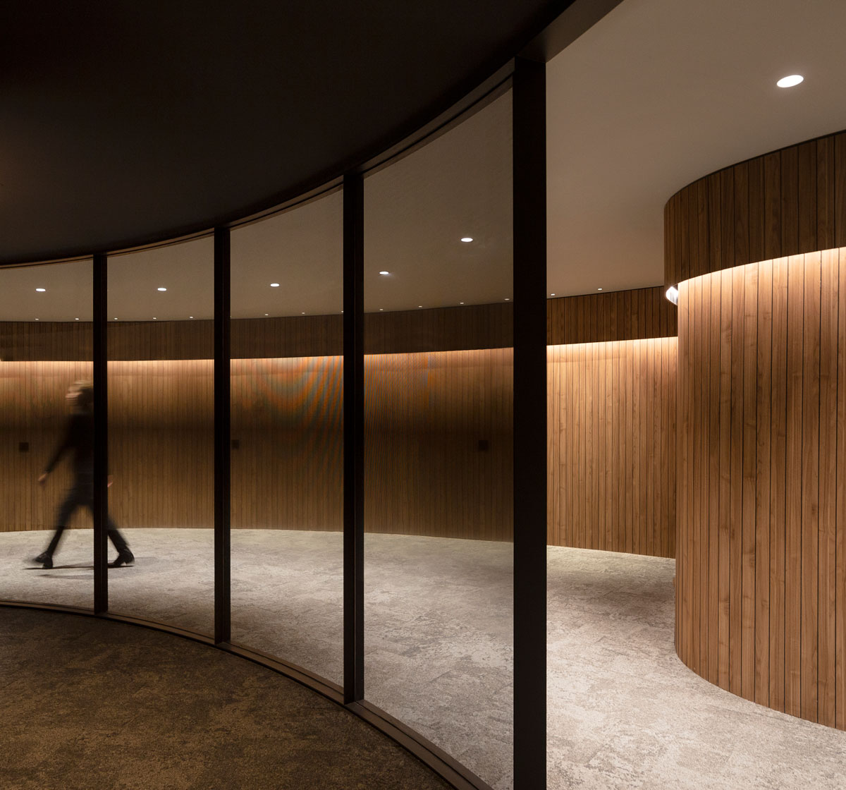Vibia The Edit - Duo ceiling lamps brighten a financial centre in Barcelona