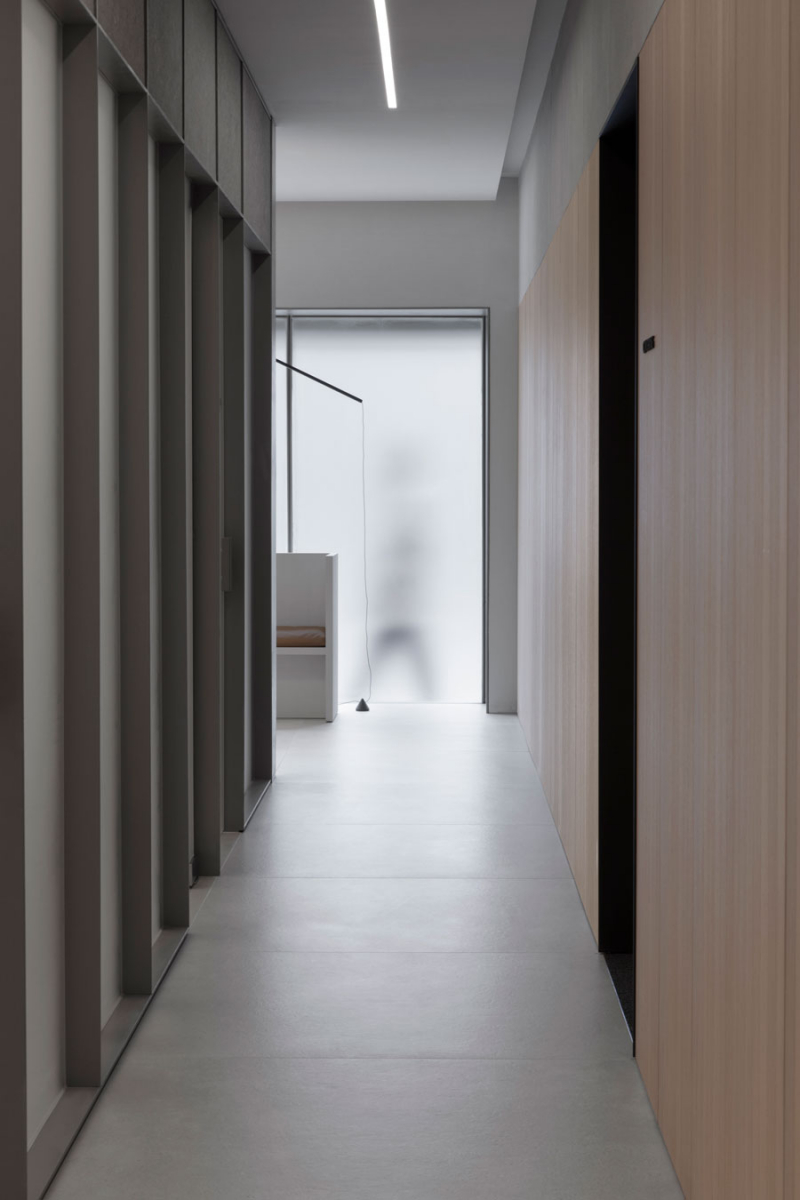 Vibia The Edit - North Floor Pendants illuminate dental clinic