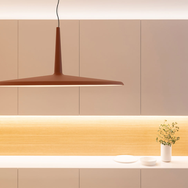 Vibia lighting complements a contemporary private residence in Barcelona